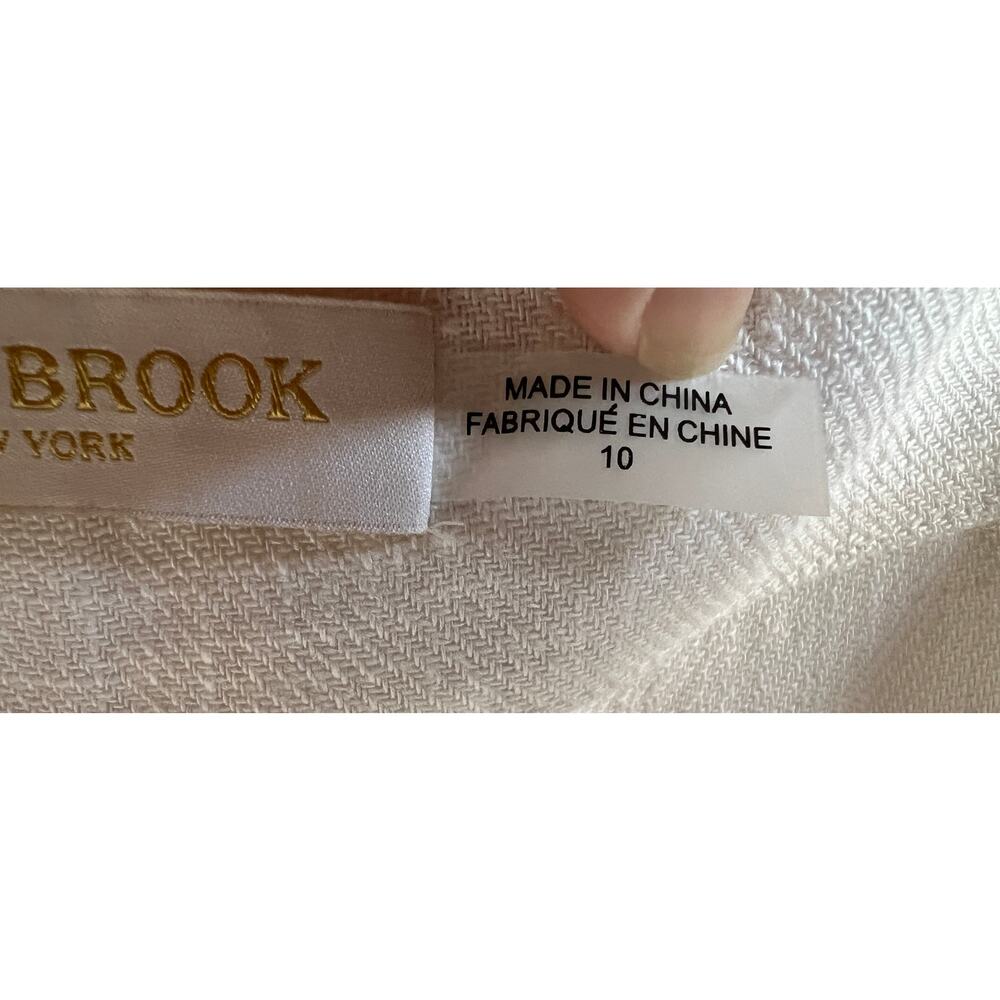 RAMY BROOK WOMENS SIZE 10 DALIA WIDE LEG DRESSY PANT TROUSER WHITE NEW MSRP $395 - Picture 9 of 12